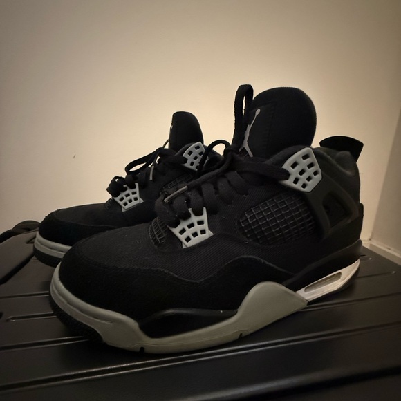 2022 Air Jordan 4 Retro SE Black Canvas - Picture 4 of 5